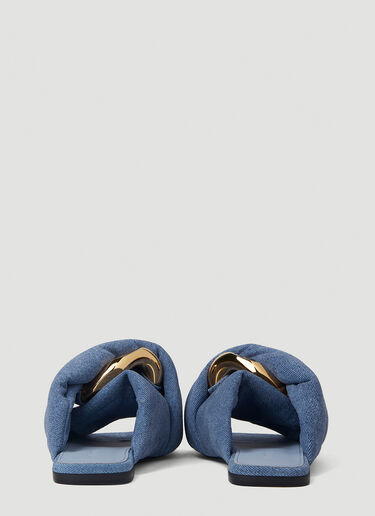 JW Anderson 链式扭结凉鞋 蓝色 jwa0251003