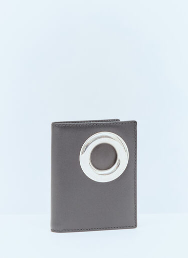 Comme des Garçons Wallet 실버 아이릿 지갑 블랙 cdw0357010