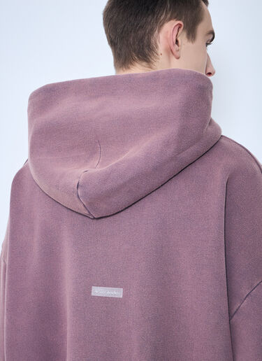 Acne Studios Drawstring Hood Sweatshirt Purple acn0159007