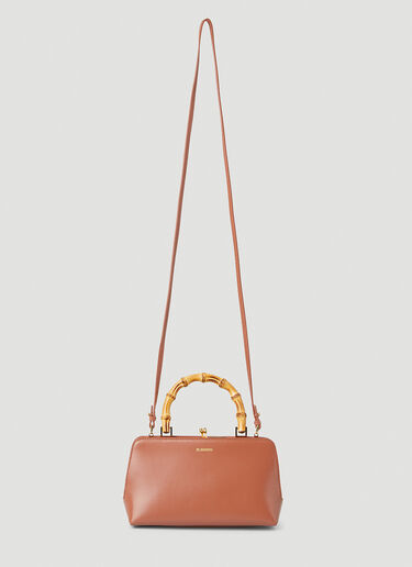 Jil Sander Goji Mini Handbag Brown jil0249035