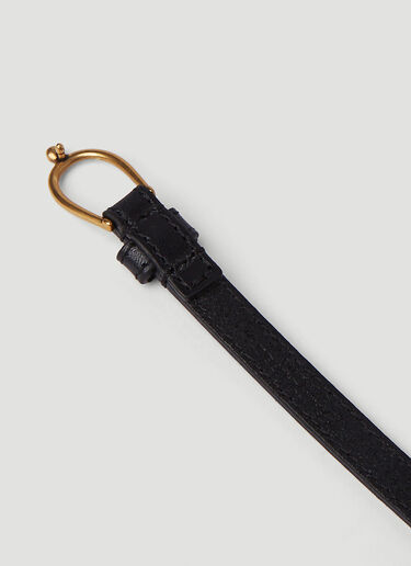Saint Laurent 推扣手镯 黑 sla0149075