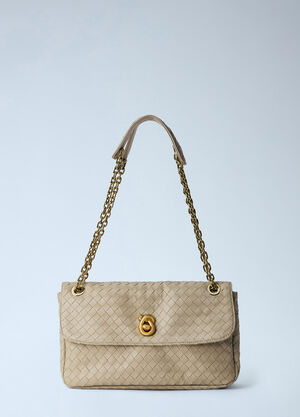 Bottega Veneta Madison Shoulder Bag Beige bov0265035