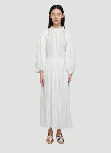 Isabel Marant Étoile ジェイナ ブロデリーアングレーズ ドレス ホワイト ibe0247005