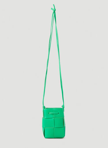 Bottega Veneta Intreccio Bucket 迷你单肩包 绿 bov0248088