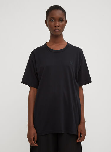 Acne Studios Nash Face T-Shirt Black acn0234070