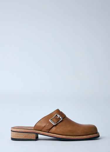Our Legacy Camion Mules Brown our0360017