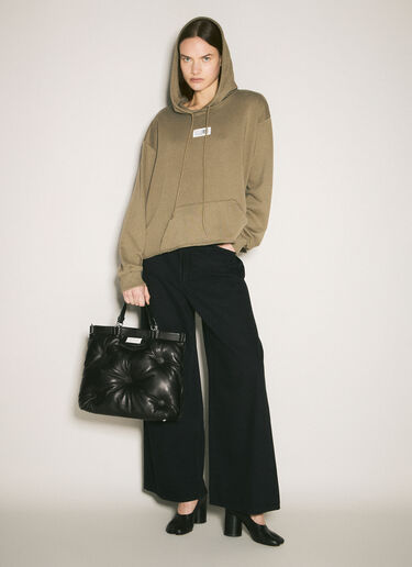 MM6 Maison Margiela Wide-Leg Drawstring Jeans Black mmm0257009