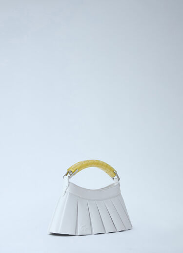 Runway H Lenglen Leather Bag Lacoste Runway H Lenglen Leather Bag White lac0364003