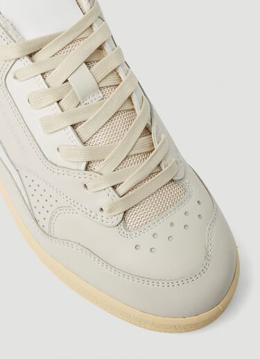Jil Sander 压印徽标运动鞋 奶油色 jil0151015