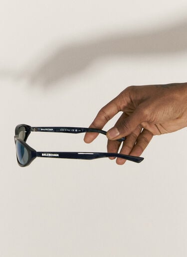 Neo Round Sunglasses Balenciaga Neo Round Sunglasses Blue bcs0356003