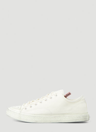 Acne Studios Ballow Low Top Tumbled Sneakers White acn0148036