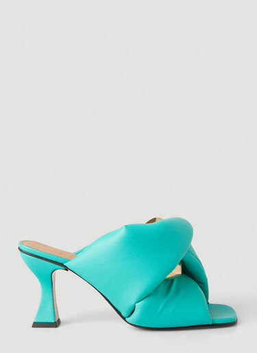 JW Anderson 트위스트 체인 힐 샌들 블루 jwa0247033