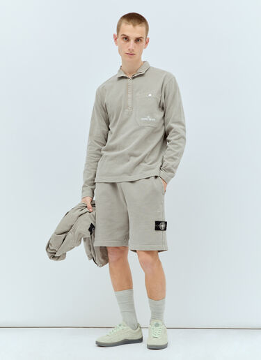 Stone Island 抽绳百慕大短裤 灰色 sto0156024
