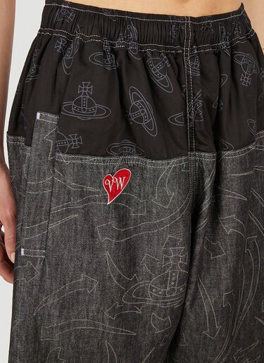 Vivienne Westwood クロップドカンフーショーツ ブラック vvw0151013