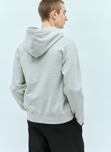 Jil Sander+ 徽标印花连帽运动衫 灰色 jsp0156008