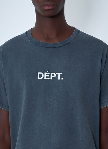 Logo Motif Cotton Jersey T-Shirt Gallery Dept. Logo Motif Cotton Jersey T-Shirt Black gdp0162055