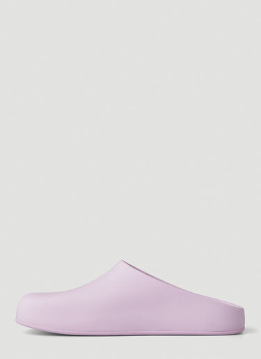 Balenciaga Logo Print Clogs Pink bal0249029