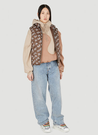 Wave Hooded Sweatshirt ERL Wave Hooded Sweatshirt Brown erl0348010