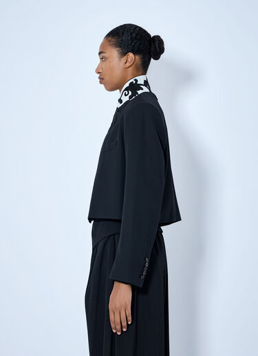 Dries Van Noten 보세아 울 개버딘 블레이저 검정 dvn0264031