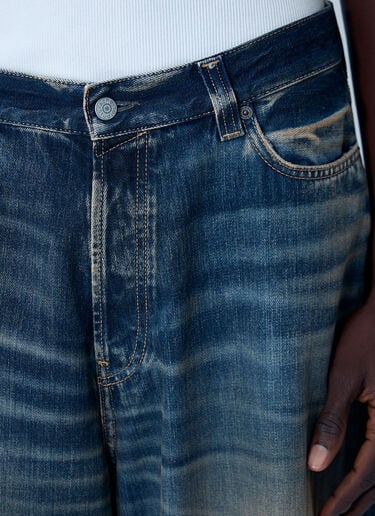 Distressed Five-Pocket Jeans Acne Studios Distressed Five-Pocket Jeans Dark Blue acn0162011