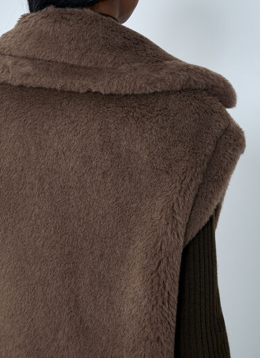 Camel-Hair Gilet Max Mara Camel-Hair Gilet Brown max0262053