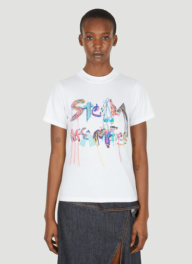 Stella McCartney Collage T-Shirt White stm0250020