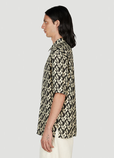 Graphic Print Shirt Saint Laurent Graphic Print Shirt Black sla0151002