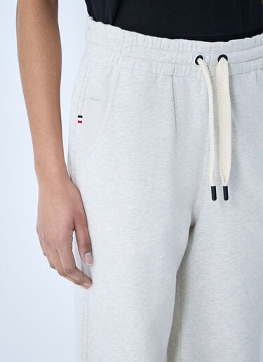 Moncler Grenoble Cotton-And-Linen-Blend Track Pants Beige mog0259009
