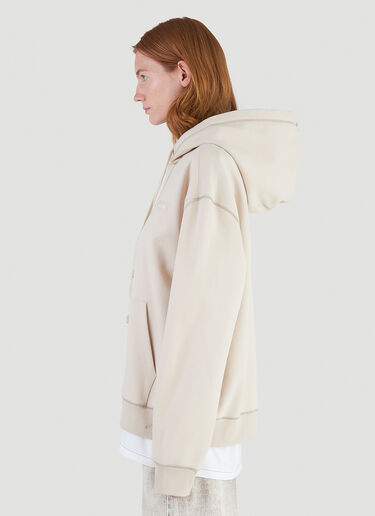 Ader Error Hooded Sweatshirt Beige adr0344011