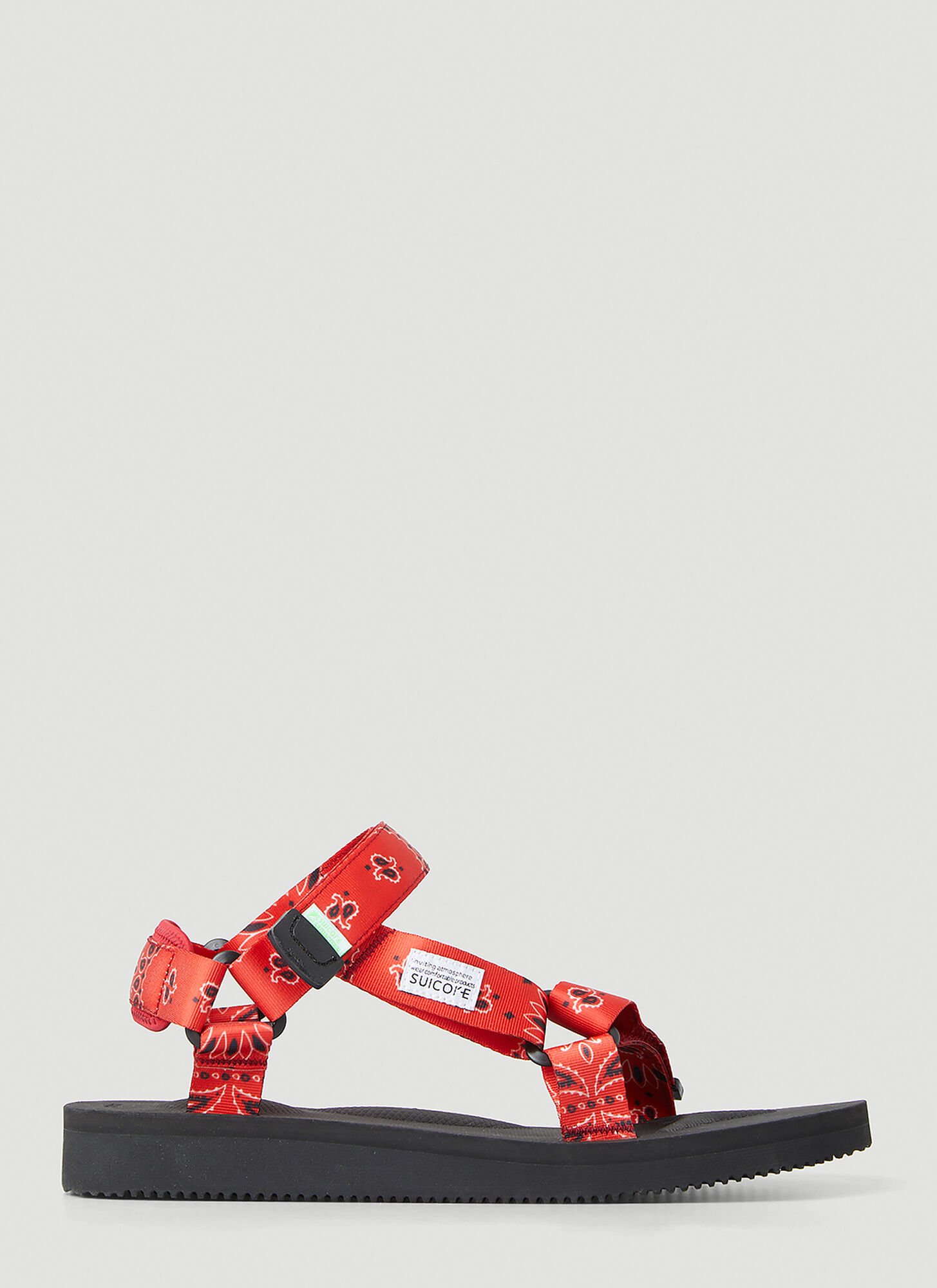 Shop Suicoke Depa Cab Sandals In Red