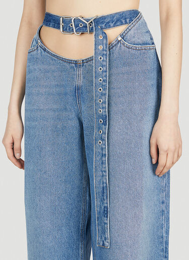 Y/Project Belt Arc Jeans Blue ypr0252011