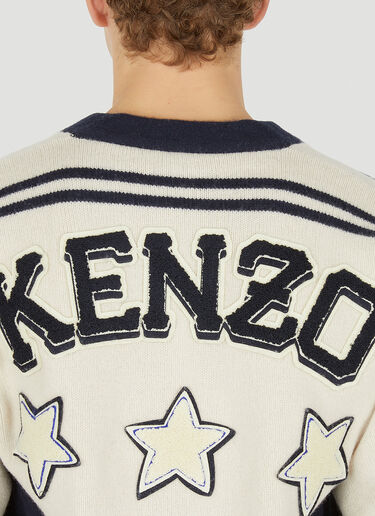 Kenzo Varsity Sweater Cream knz0150028