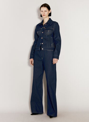 Jean Paul Gaultier 对比色缉面线夹克 蓝色 jpg0256017