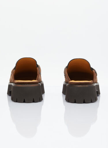 Gucci Horsebit Mules Brown guc0254029