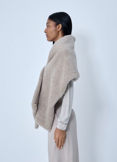 Max Mara Fringed Wool Scarf Green max0263050