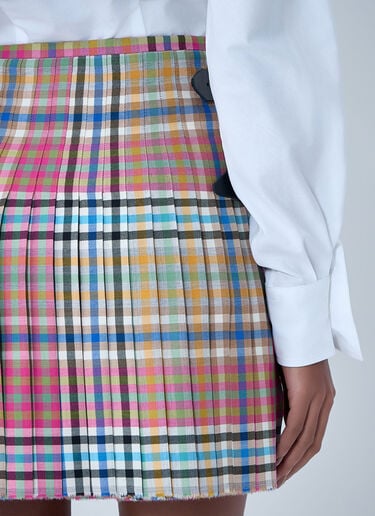 Vivienne Westwood Plaid Mini Skirt Red vvw0263001