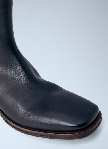 Acne Studios Leather Ankle Boots Black acn0164015