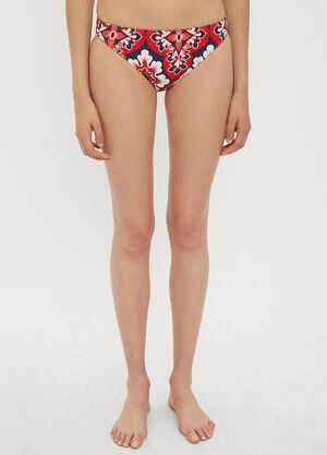 La Double J Palazzo Rosso Bikini Briefs Red ldj0234012