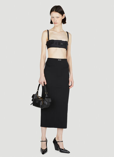 Miu Miu Buckle Fastening Top Black miu0252016