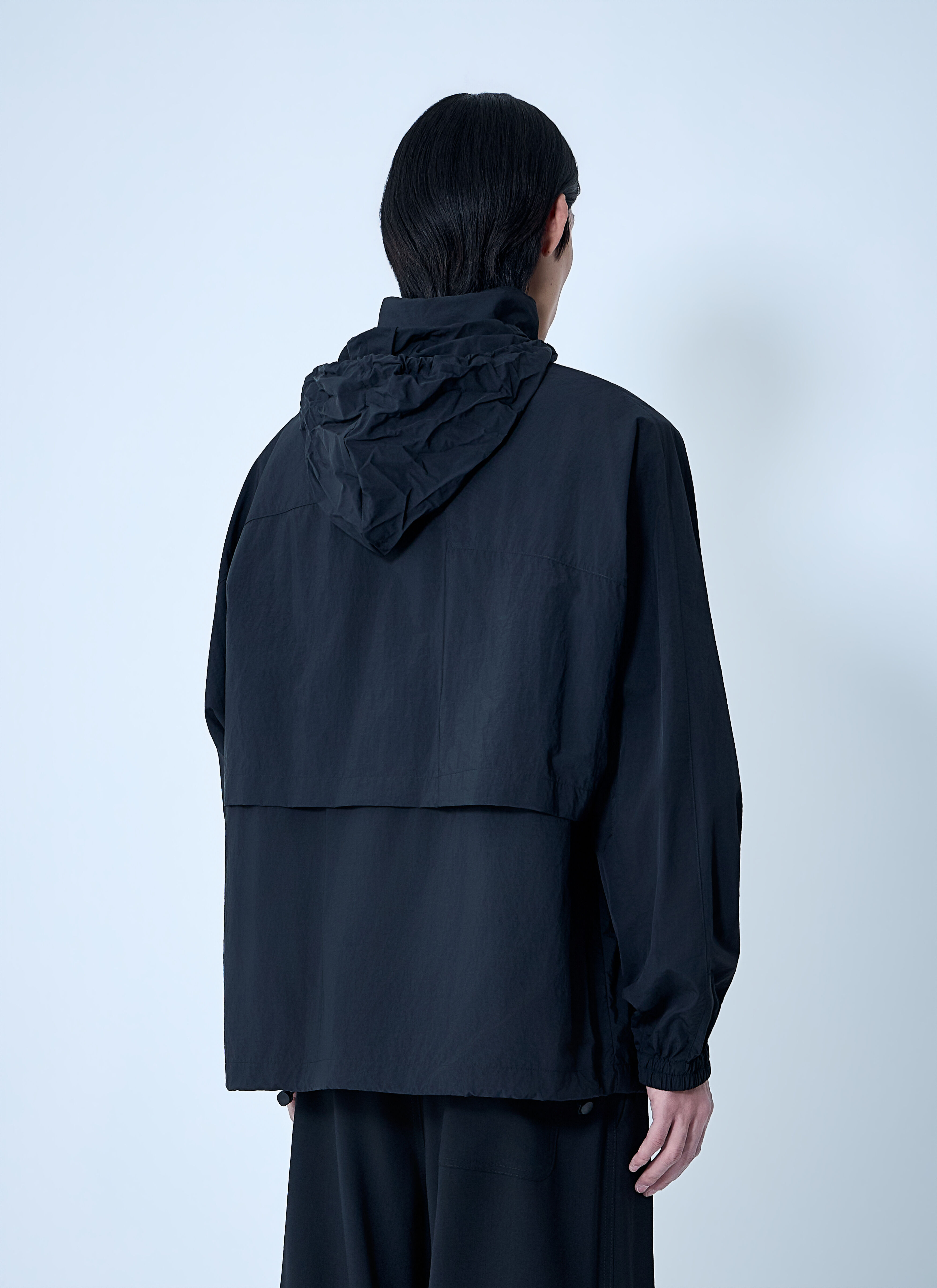 MM6 Maison Margiela Men's' High-Neck Zip-Up Jacket in Black | LN-CC®