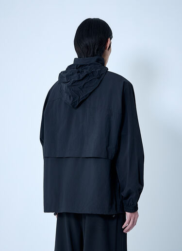 MM6 Maison Margiela High-Neck Zip-Up Jacket Black mmm0163012
