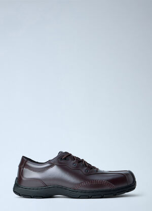 Dr. Martens Aurix 5i Oxblood Satin Finish Leather Lace Ups Burgundy drm0365005