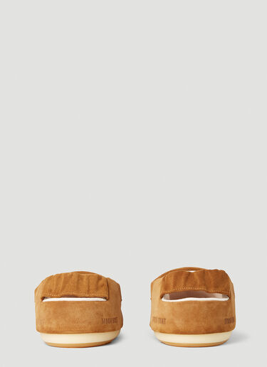 Moon Boot Evolution Suede Flat Shoes Brown mnb0151004