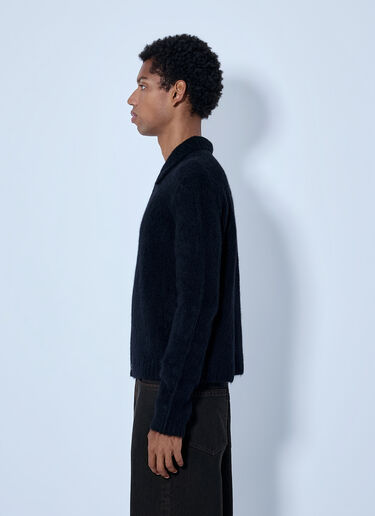 LN-CC® - Dries Van Noten: Mora Fitted Knit Cardigan - Black Dries Van Noten Mora Fitted Knit Cardigan Black dvn0165018