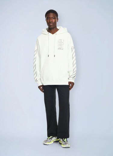 LN-CC® - Off-White: Half Arrow Slim Relaxed Pants - Black Off-White Half Arrow Slim Relaxed Pants Black ofw0164455