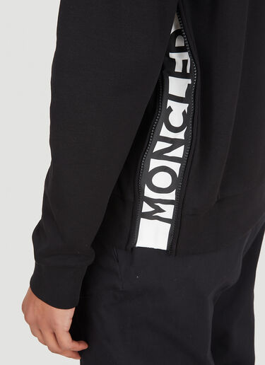 Moncler Zip Front Sweatshirt Black mon0146079