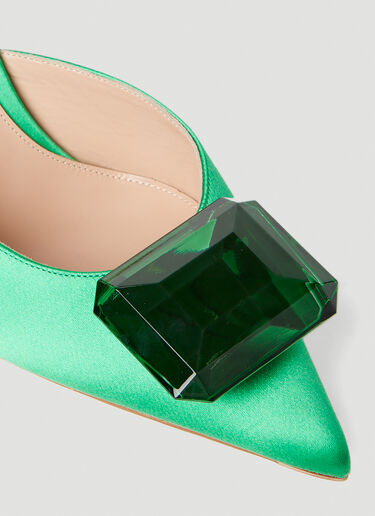 Jaipur High Heel Mules Gianvito Rossi Jaipur High Heel Mules Green gia0251008