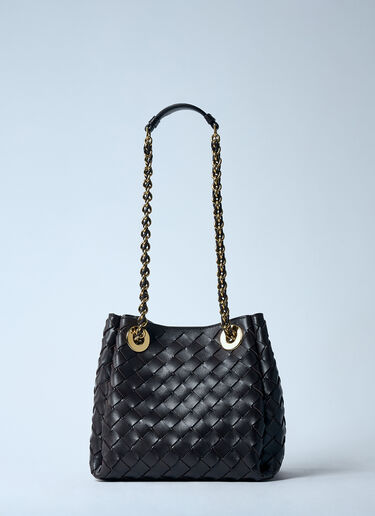 Bottega Veneta 스몰 패러슈트 체인 숄더백 브라운 bov0259048