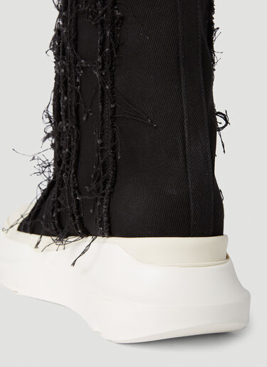 Rick Owens DRKSHDW Slashed Fogachine 靴子 黑色 drk0152017