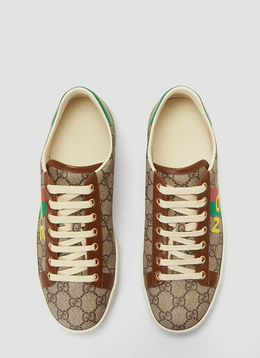 Gucci Fake Not Ace Sneakers Brown guc0242044